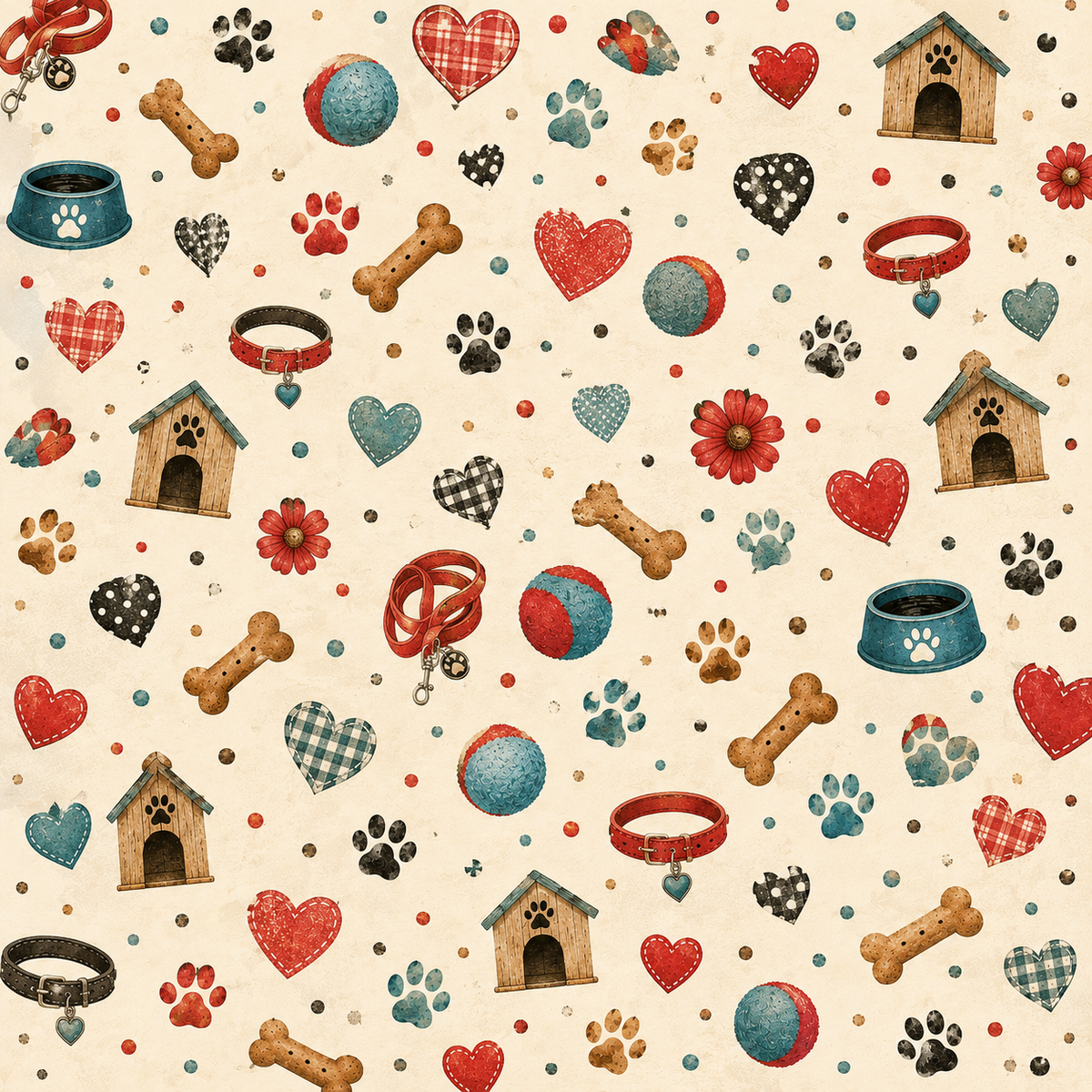Cute Dog Scrapbook Kit