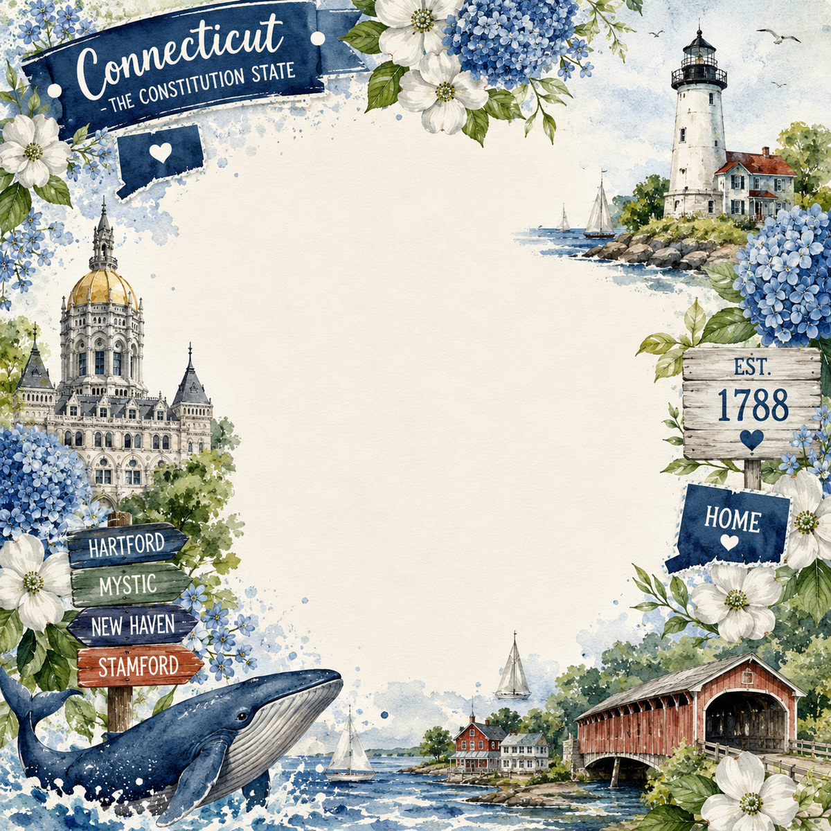 Conneticut Scrapbook Kit