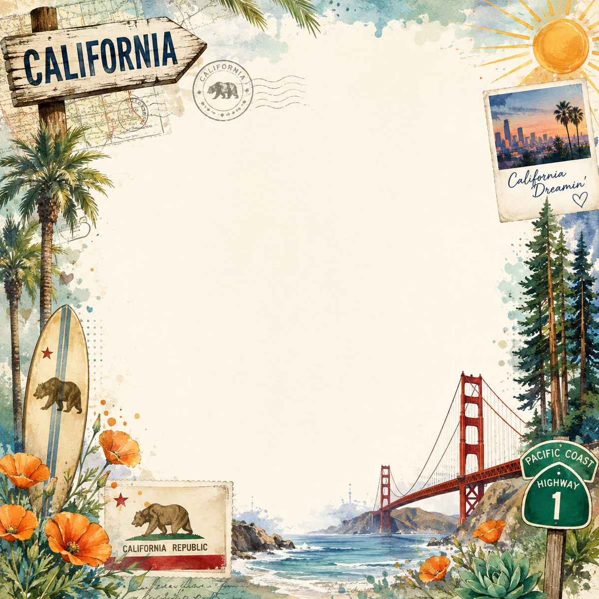 California Scrapbook Kits