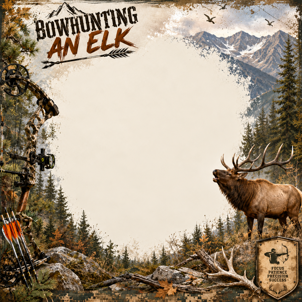 Bow Hunting Elk Scrapbooking Kit