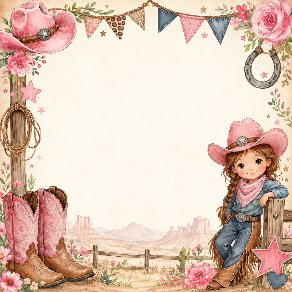 Little Cowgirl Scrapbook Kit