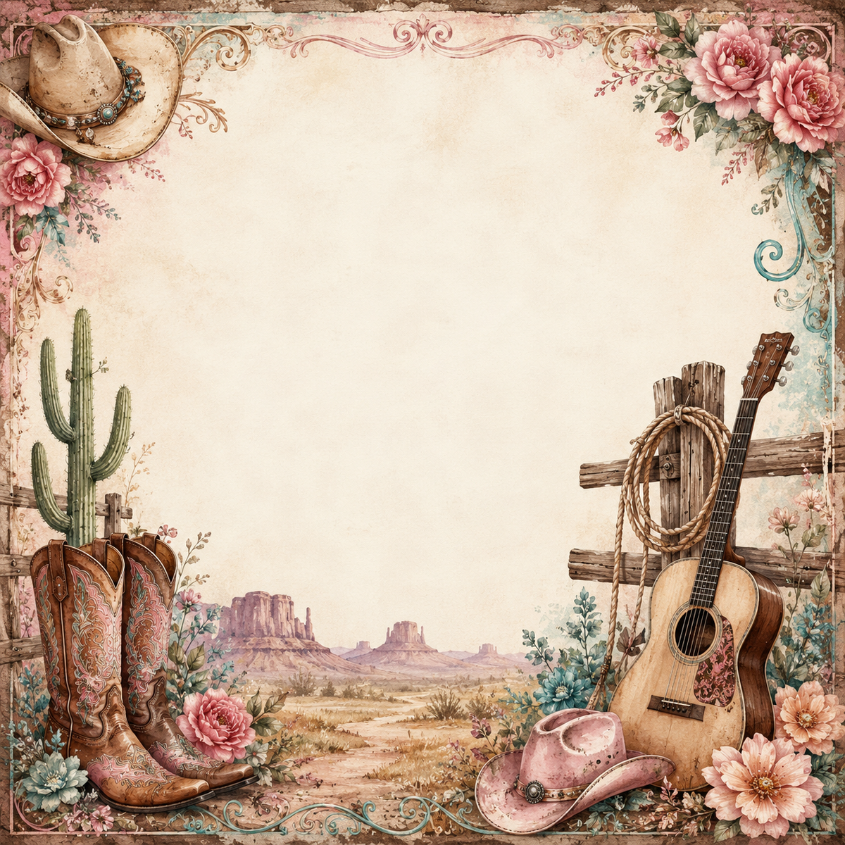 Cowgirl Scrapbook Kit