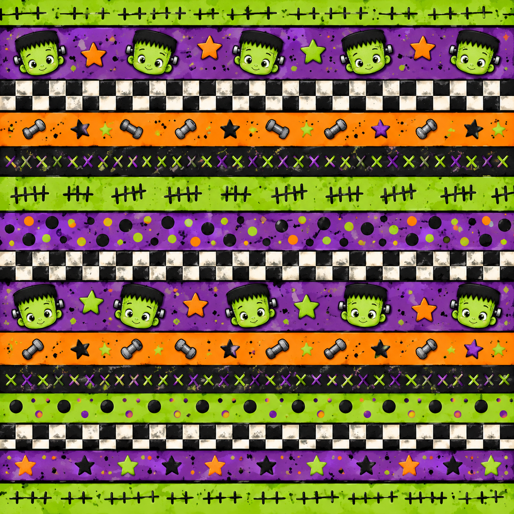Cute Frankenstein Scrapbooking Kit
