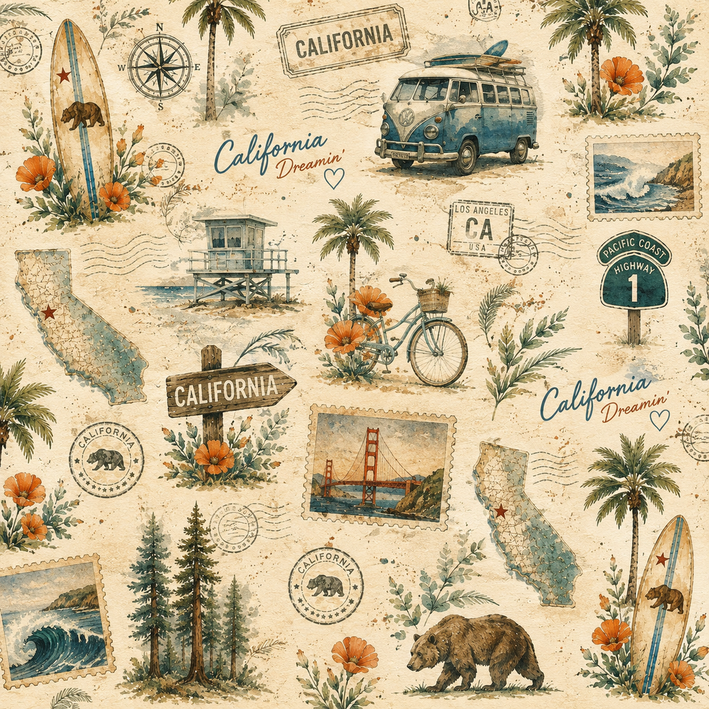 California Scrapbook Kits