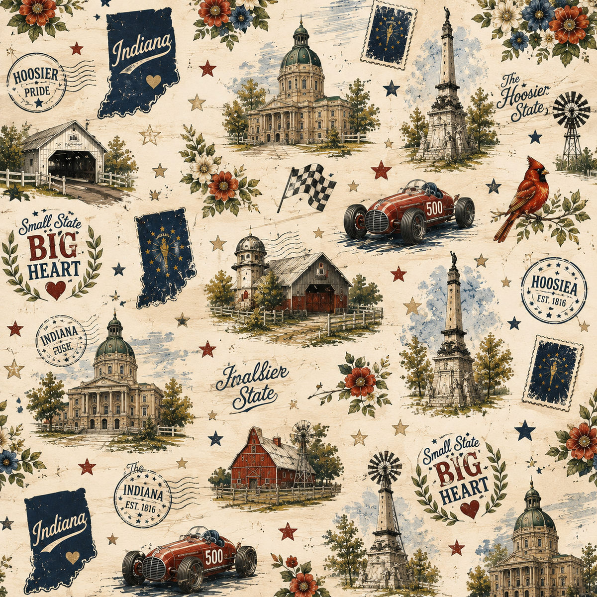 Indiana Scrapbook Kit