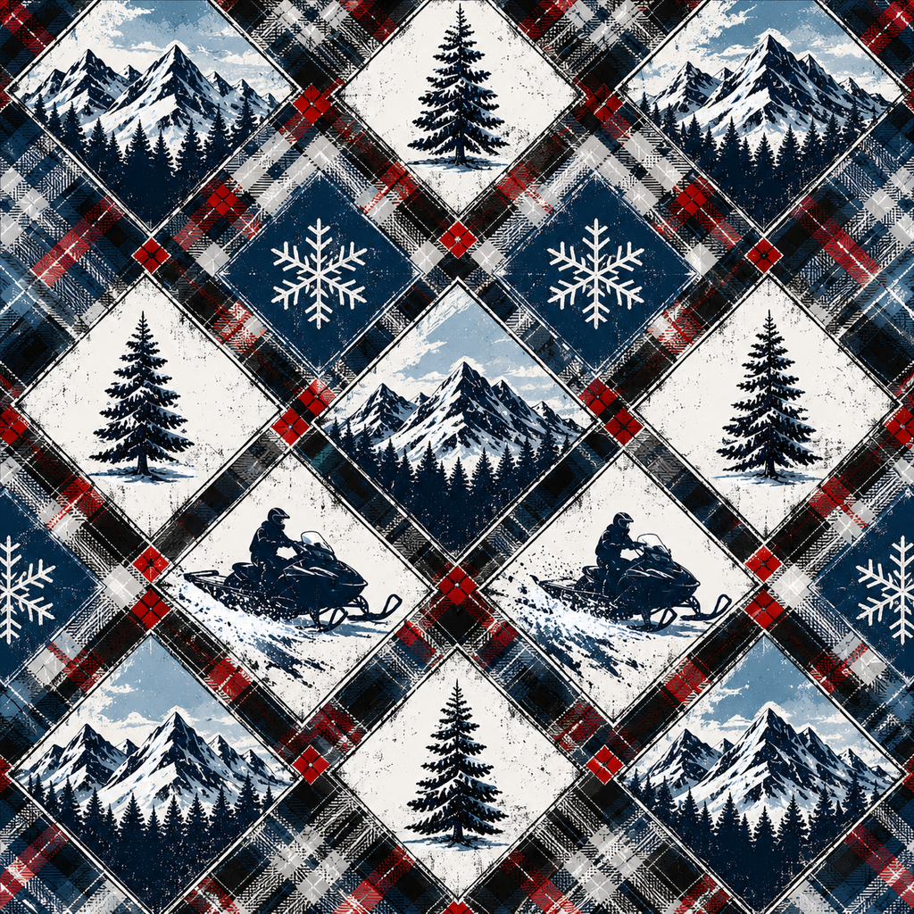 Snowmobiling Scrapbook Kit
