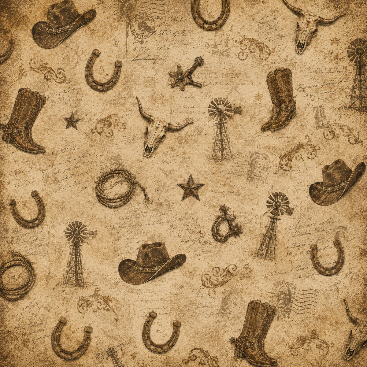 Cowboy Scrapbook Kit