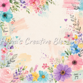 Pretty Floral Frame