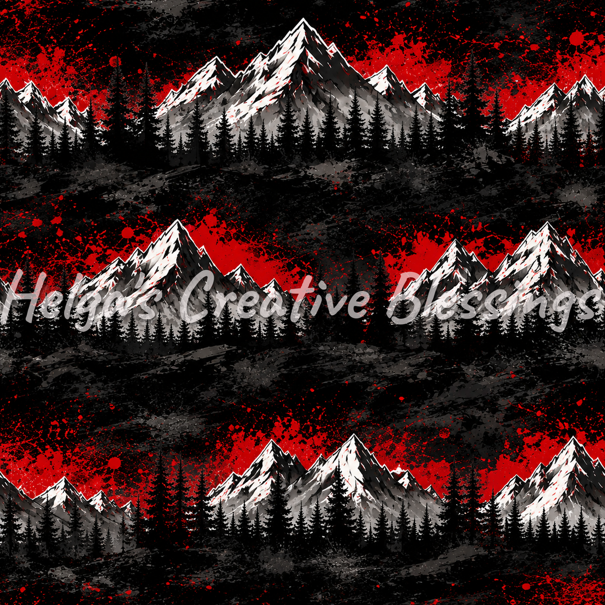 Red and Black Mountains