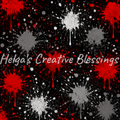 Red White & Grey Splatters