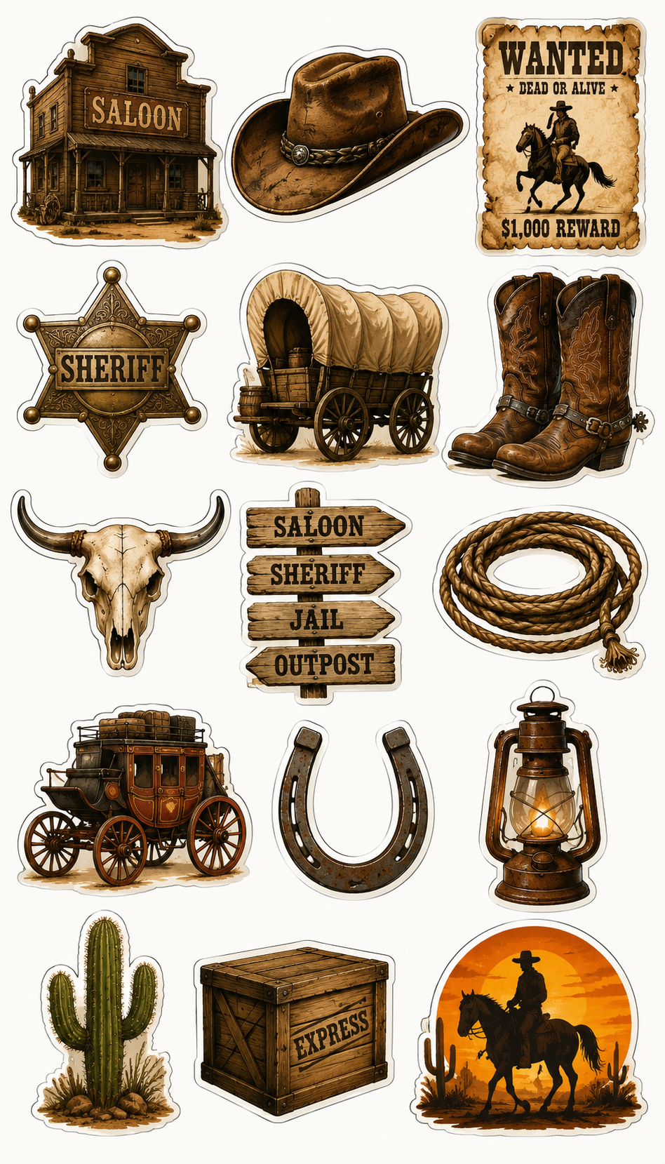 Wild West Scrapbook Kit