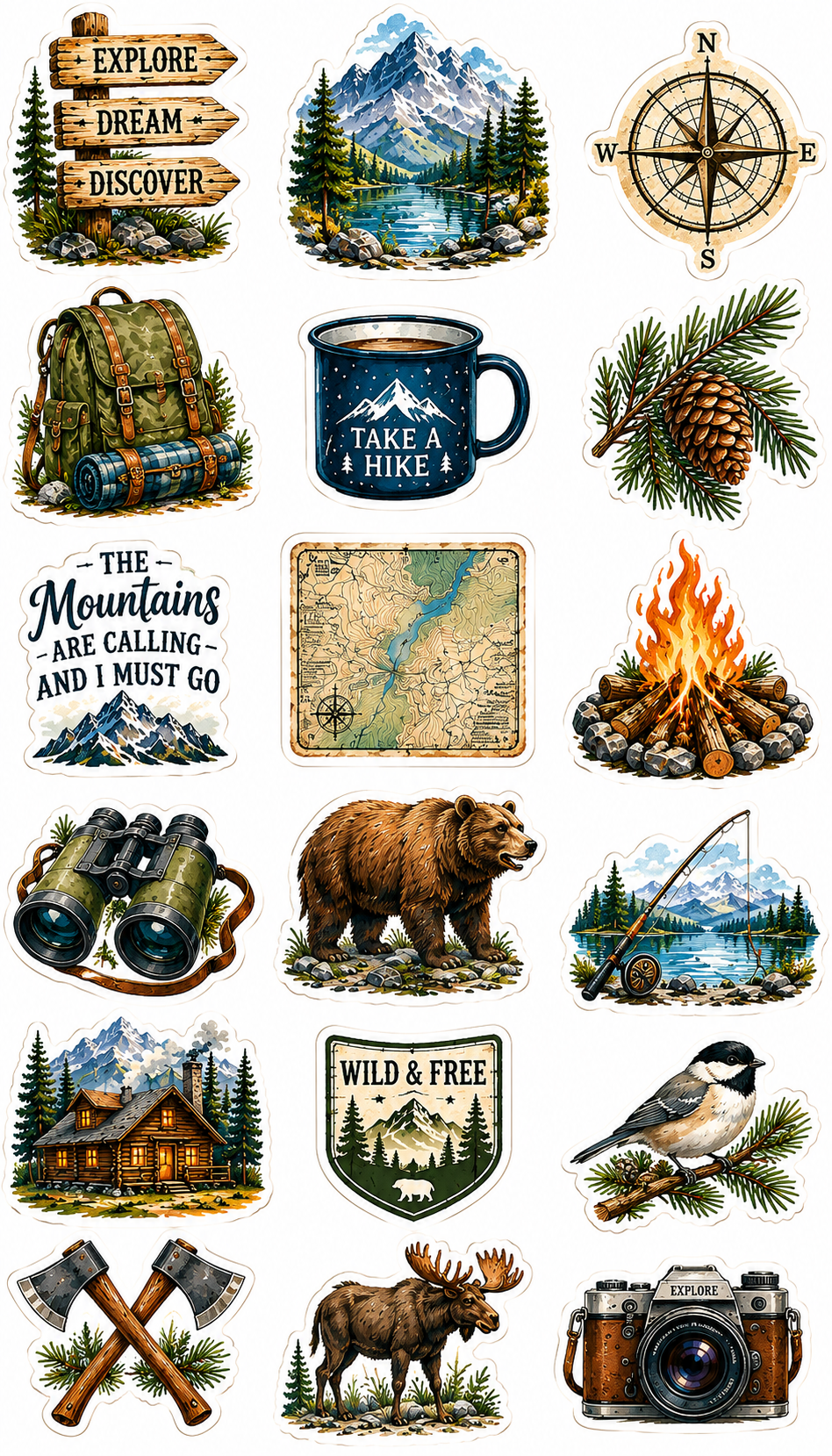 Rustic Outdoors Scrapbook Kit