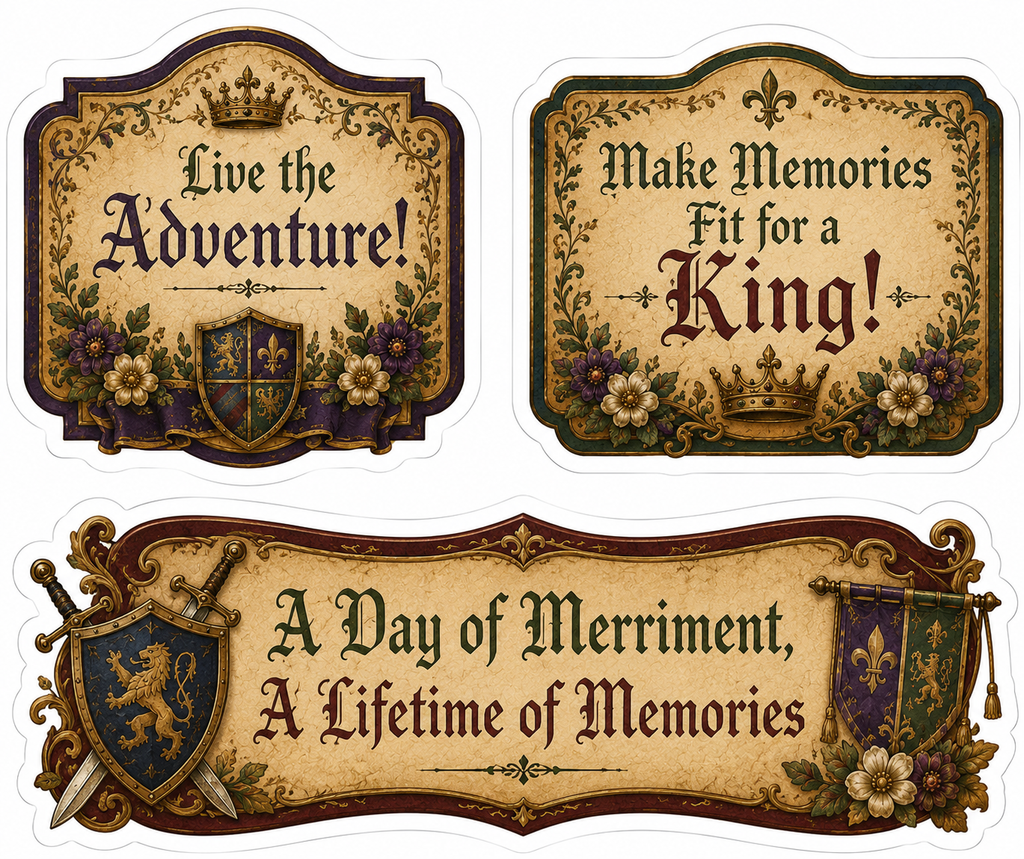 Renaissance Festival Scrapbook Kit