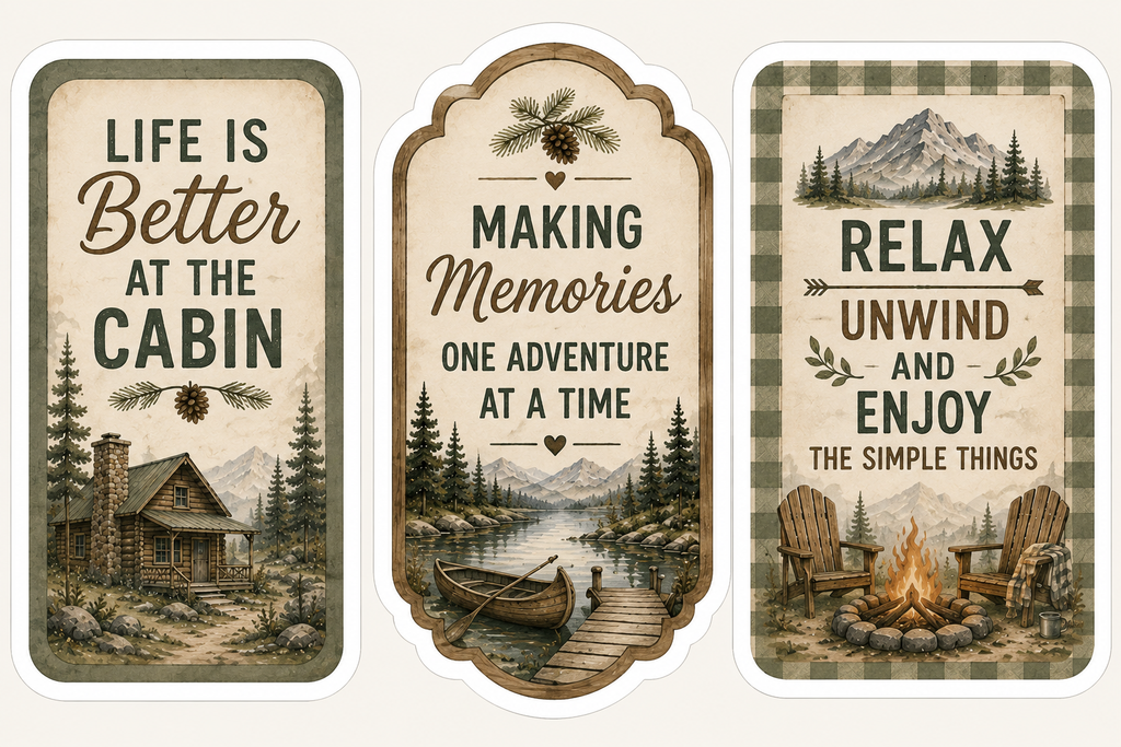 Cozy Cabin Scrapbook Kit