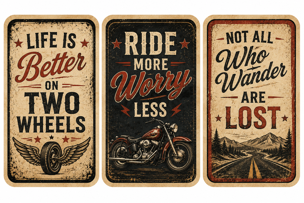 Vintage Motorcycle Scrapbook Kit