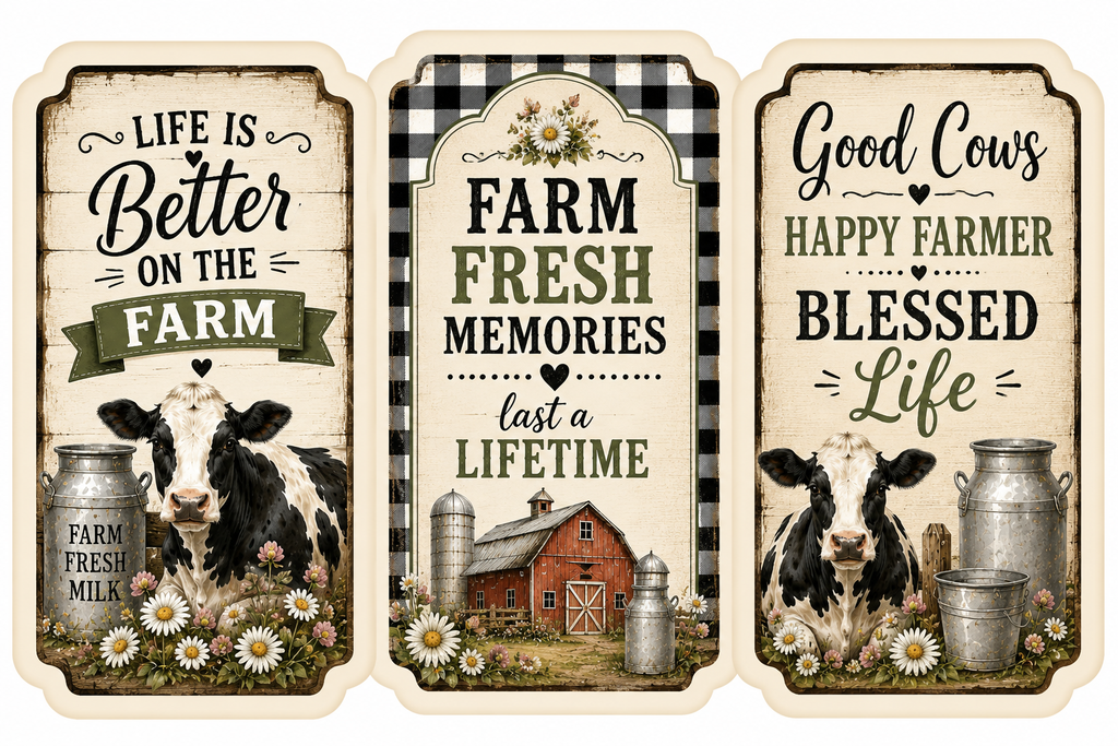 Dairy Farm Scrapbook Kit