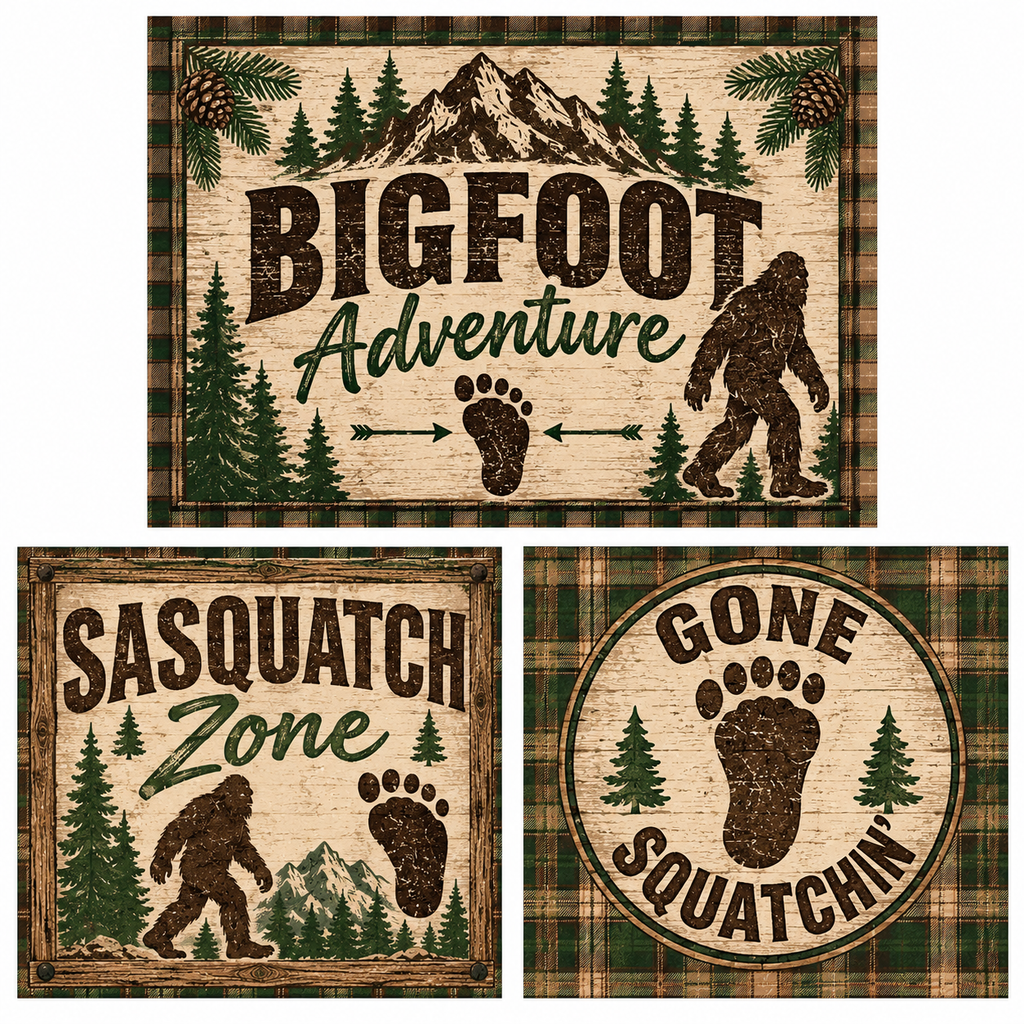 Big Foot Adventure Scrapbook Kit
