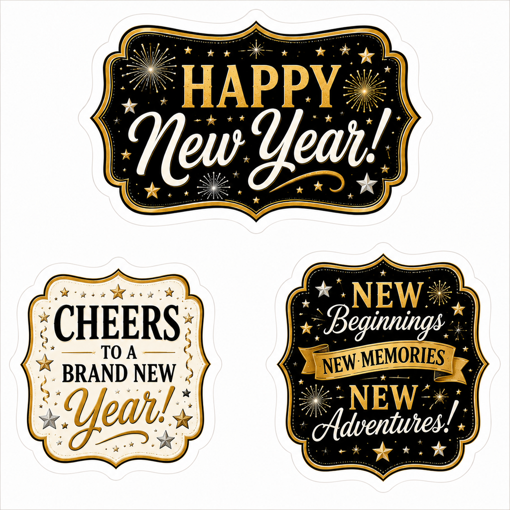 New Years Scrapbook Kit