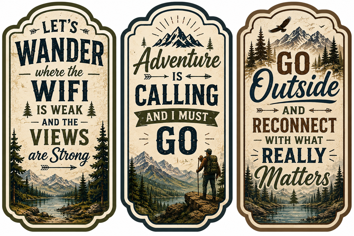 Rustic Outdoors Scrapbook Kit