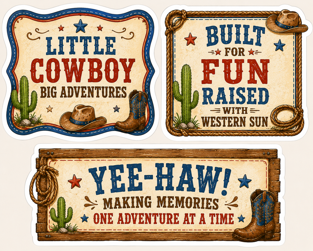 Little Cowboy Scrapbook Kit