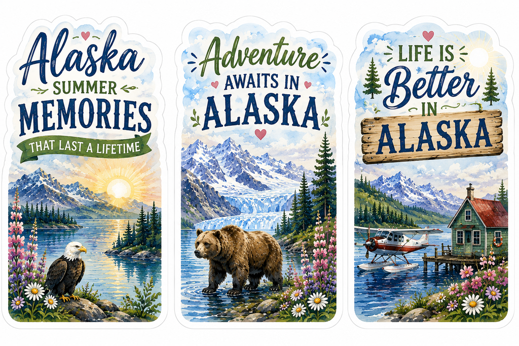 Summer in Alaska Scrapbook Kit
