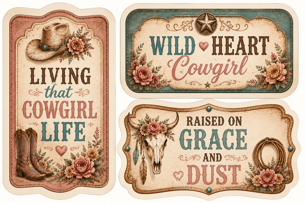 Cowgirl Scrapbook Kit