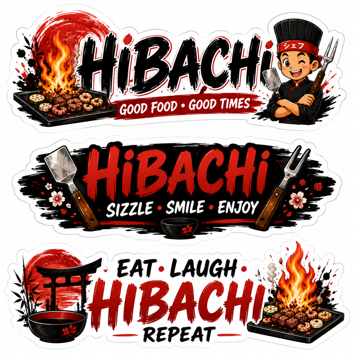 Hibachi Scrapbooking Kits