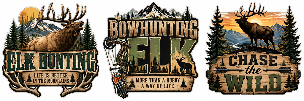 Bow Hunting Elk Scrapbooking Kit