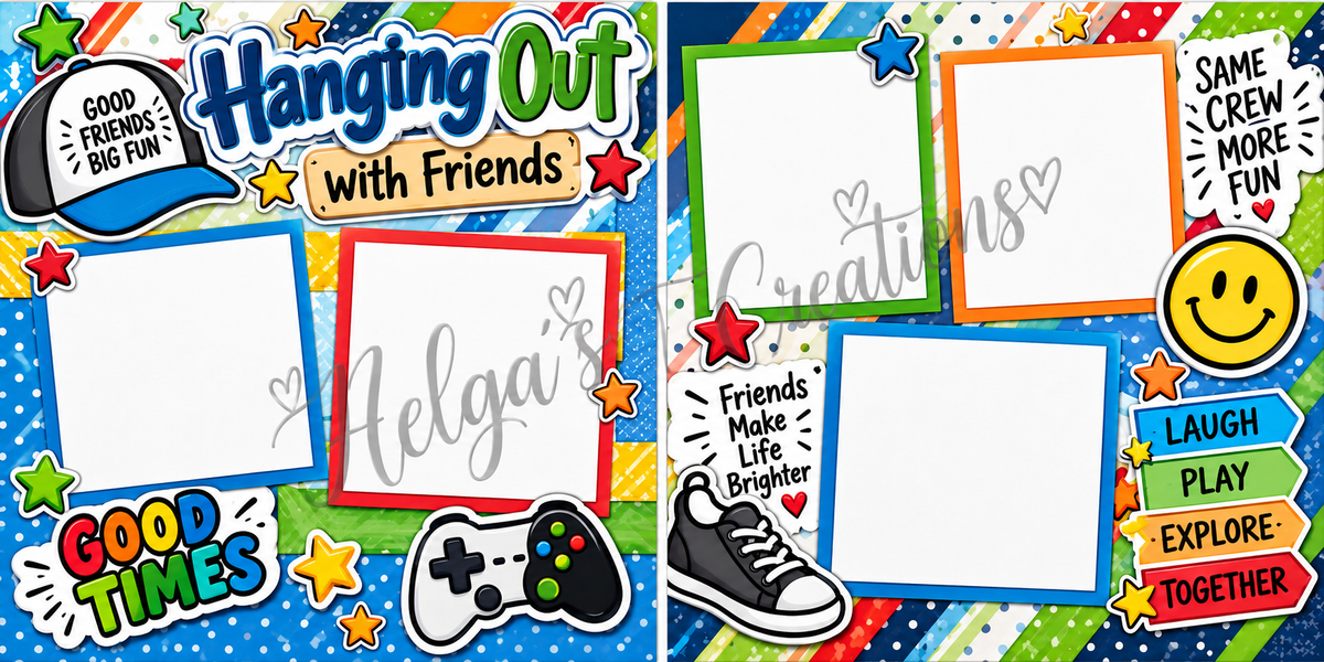 Hanging Out with Friends-kids