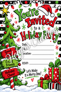 Grinch Holiday Invitation Regular
