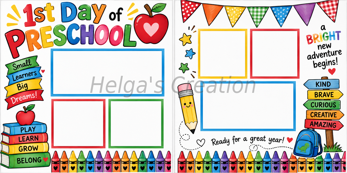First Day of Preschool