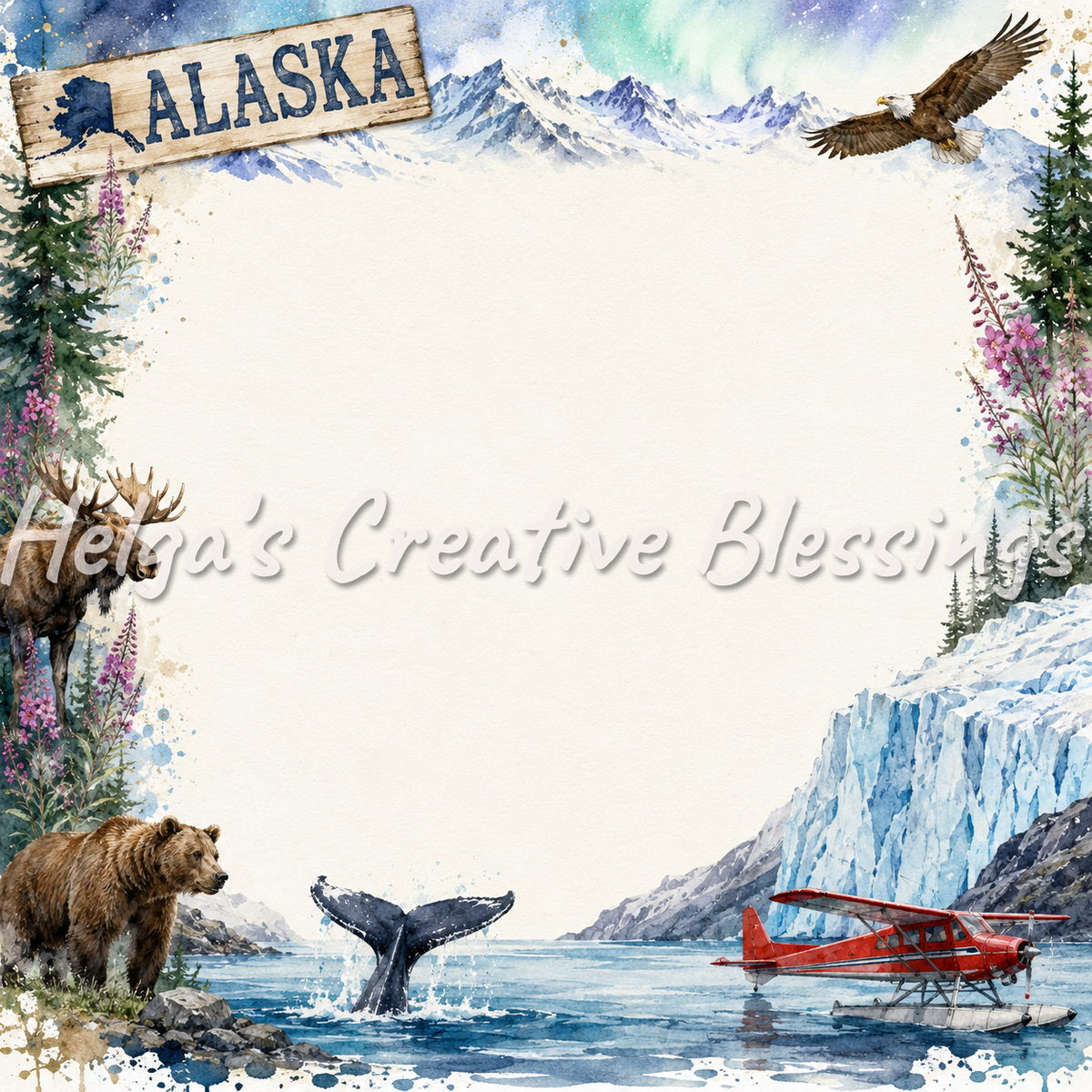 Winter in Alaska Frame