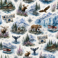 Winter in Alaska Wildlife