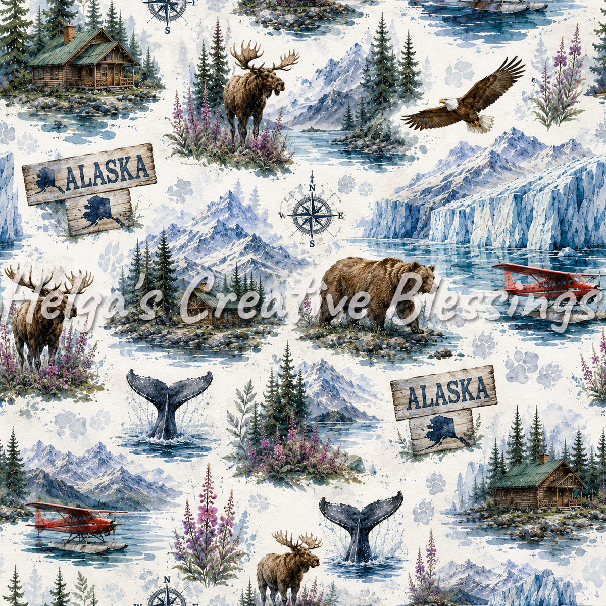 Winter in Alaska Wildlife