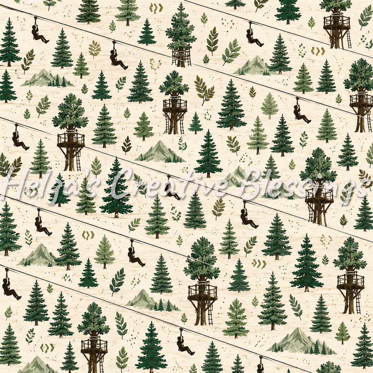 Ziplining Tree